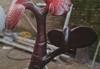 酒店靈芝雕塑 景觀美陳果蔬雕塑 現(xiàn)代植物雕塑