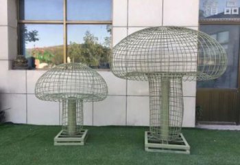 酒店香菇雕塑 景觀美陳果蔬雕塑 現代蔬菜雕塑