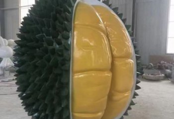 景觀榴蓮雕塑 彩繪剪紙果蔬雕塑 校園水果雕塑