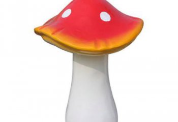 彩繪蘑菇雕塑 大型城市雕塑 商業(yè)街擺件