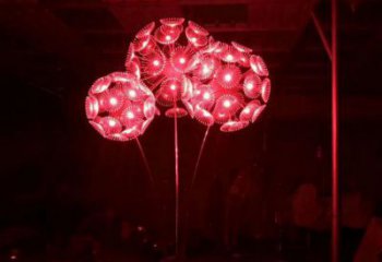 企業蒲公英雕塑 鑄造公園花卉雕塑 歐式植物雕塑