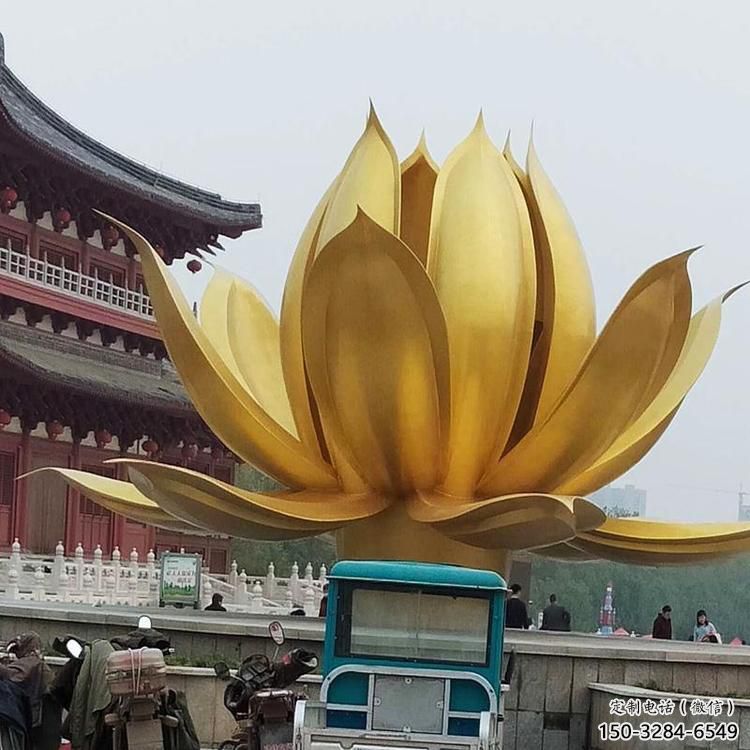 酒店紫荊花雕塑 景觀美陳花卉雕塑 現(xiàn)代花朵雕塑