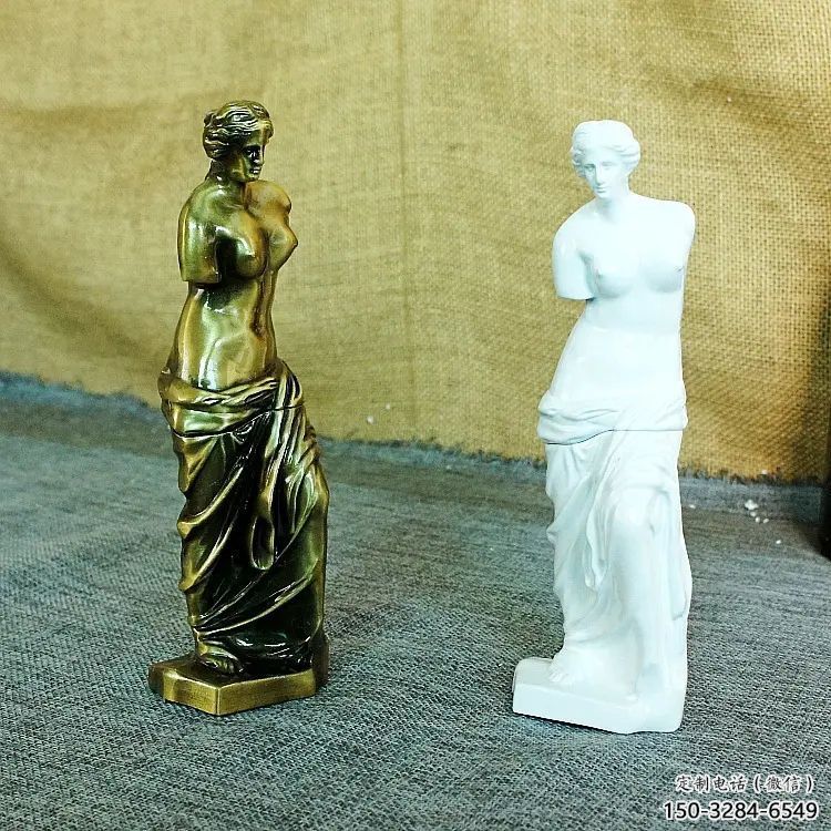 彩繪維納斯雕塑廠 懸空餐飲店西方雕塑 街頭肖像雕塑