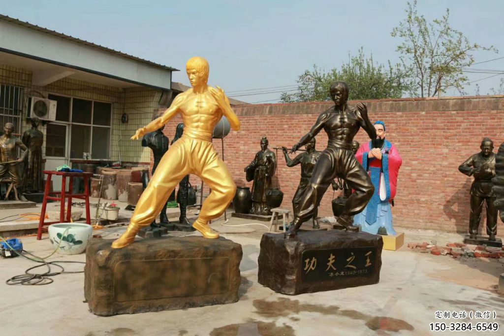風景區(qū)李小龍雕塑廠 售樓處廣場雕塑 仿古擺件