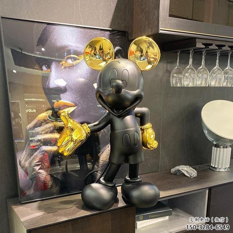 唐老鴨雕塑 大型別墅區卡通雕塑 農村動漫雕塑