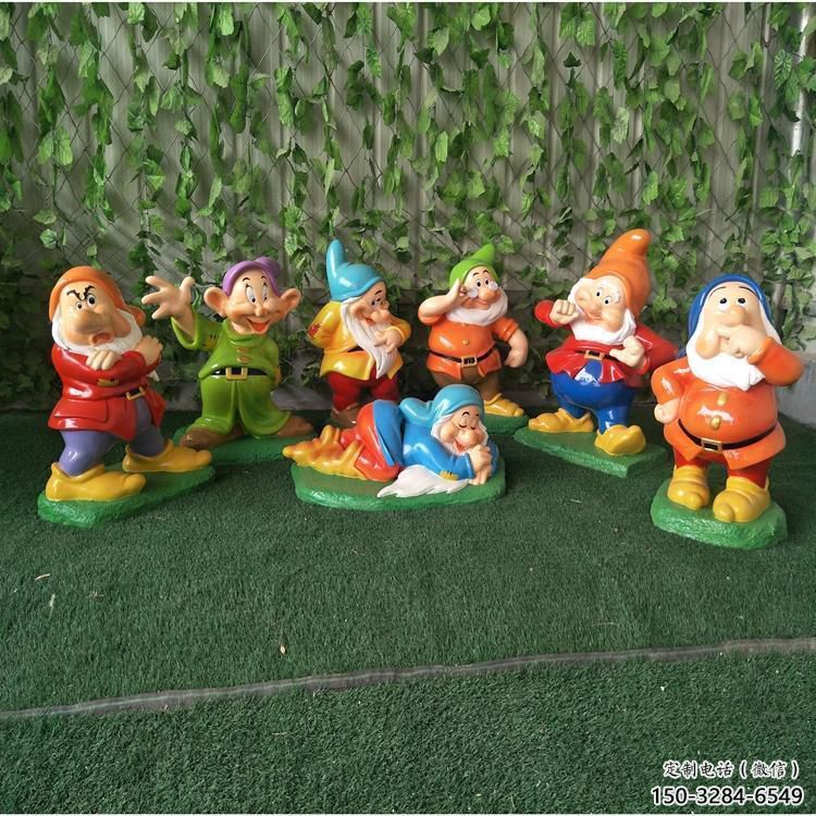 別墅區白雪公主雕塑 大型別墅區動漫雕塑 剪影卡通雕塑