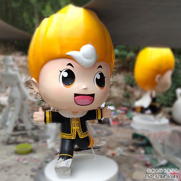 田間娃娃雕塑 彩繪動(dòng)漫雕塑 園林?jǐn)[件