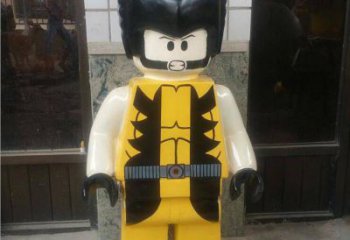 超人雕塑 景觀美陳卡通雕塑 噴漆動(dòng)漫雕塑