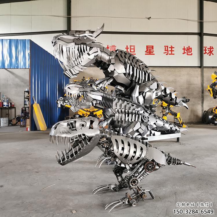 公園機器人雕塑廠家 酒店門口雕塑 彩繪擺件