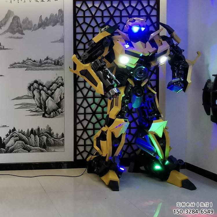 廣場機器人雕塑廠 抽象卡通雕塑 烤漆動漫雕塑