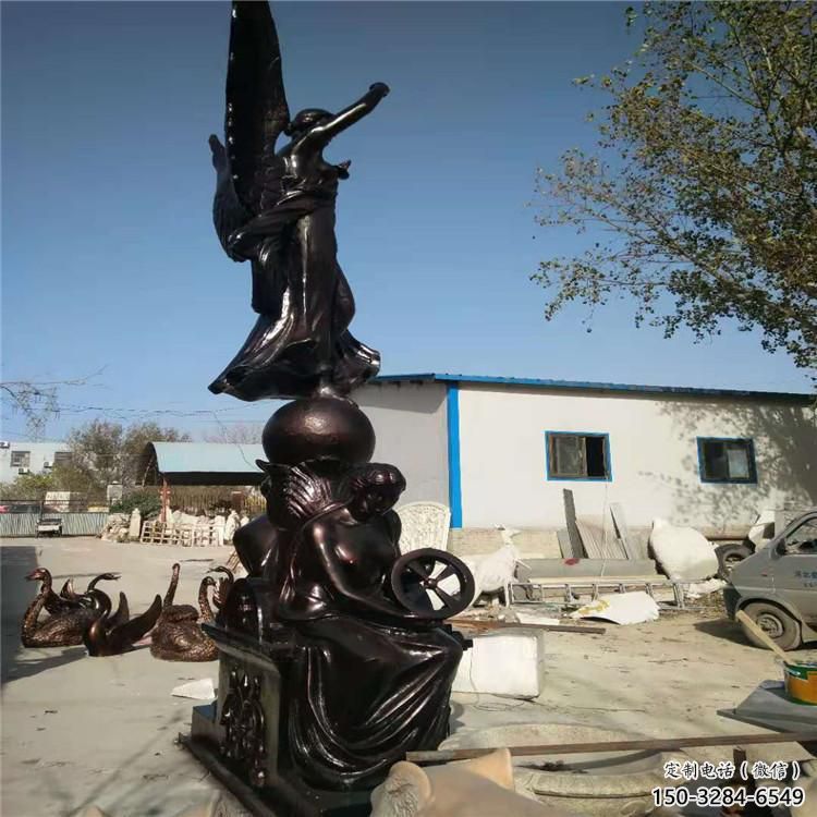 商業街耶穌雕塑 烤漆西方雕塑 彩繪人物雕塑