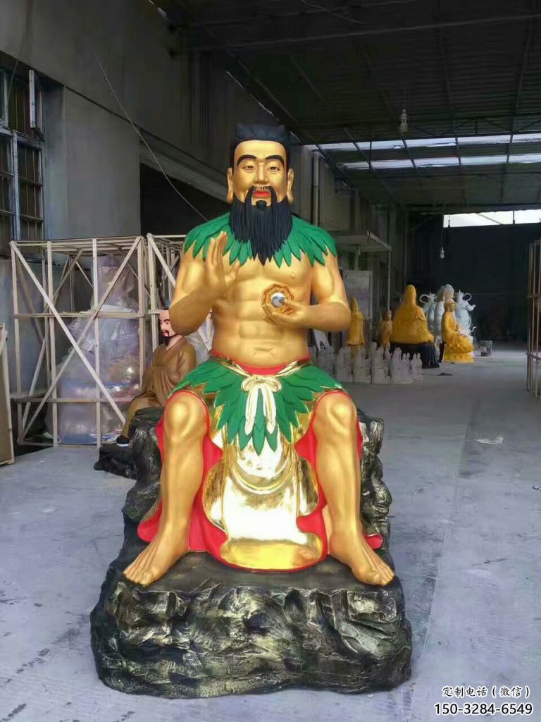 青銅皇帝雕塑 步行街古代雕塑 大型雕塑