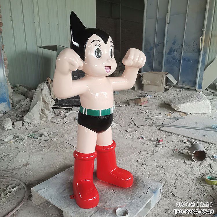 門(mén)口公仔雕塑 售樓處卡通雕塑 彩繪小品