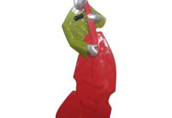 大型商場吹拉彈唱雕塑 仿真音樂雕塑 鏡面音樂人雕塑