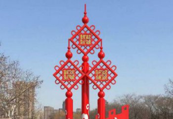 園林中國結雕塑 大型景觀雕塑 中式文化雕塑