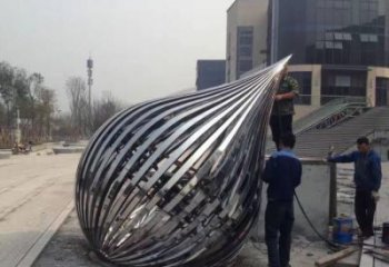 仿古水珠雕塑 騰飛草雕塑 房地產(chǎn)雕塑