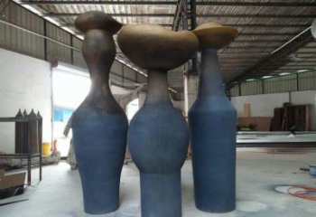 酒店花瓶雕塑 景觀雕塑 現代瓶子雕塑