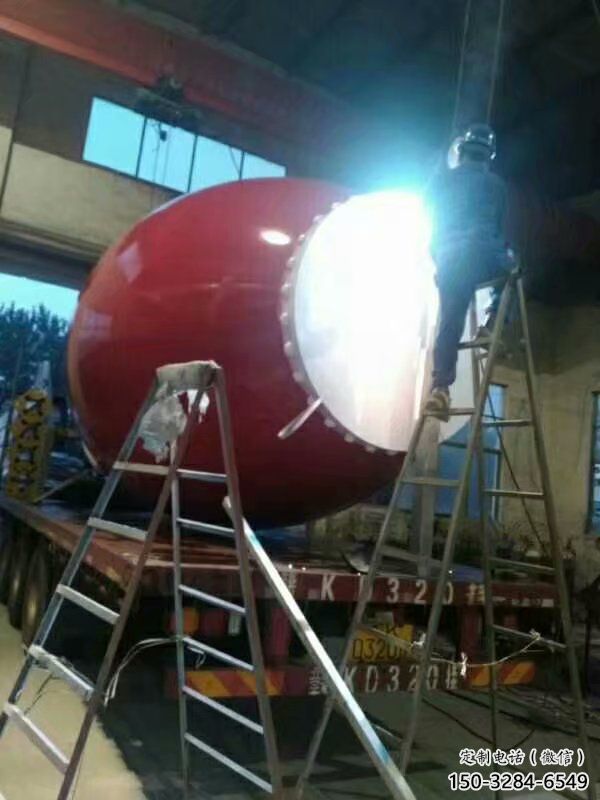 廣場大鼓雕塑 抽象鑼鼓雕塑 烤漆雕塑