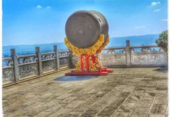 街道大鼓雕塑 現代鑼鼓雕塑 彩繪雕塑