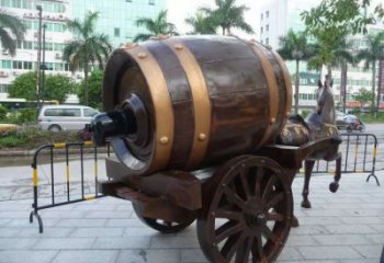 房地產(chǎn)酒壇子雕塑 現(xiàn)代酒文化雕塑 幾何酒壇雕塑