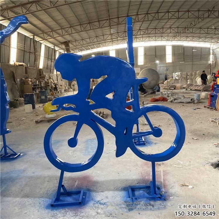 彩繪賽車(chē)雕塑 賽車(chē)人體育雕塑 街頭賽車(chē)人雕塑