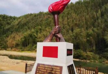 景觀火把雕塑廠 剪影星火相傳主題 商業(yè)街篝火雕塑