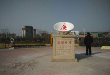 美陳大碗雕塑 異形噴水雕塑 酒店飯碗雕塑