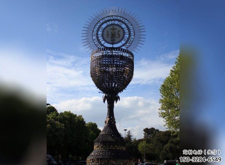 創意獎杯雕塑 啞光標識雕塑 公園紀念雕塑