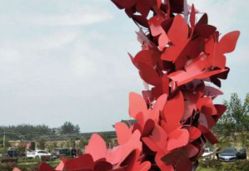 園林花環雕塑 大型環形雕塑 中式雕塑