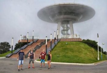 房地產飛碟雕塑廠家 現代飛船雕塑 幾何宇宙雕塑