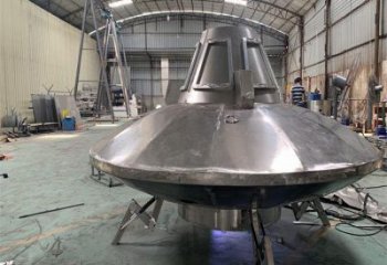 飛碟雕塑廠家 景觀飛船雕塑 噴漆宇宙雕塑