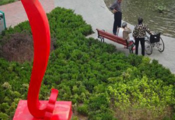 彩繪如意雕塑 景觀雕塑 街頭建筑雕塑