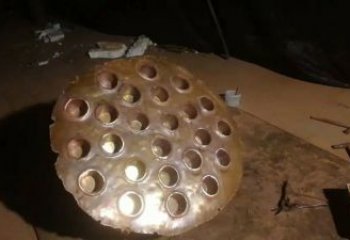 蓮蓬雕塑 歐式步行街植物雕塑 大型雕塑