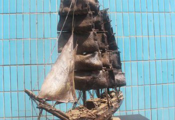 公園揚帆雕塑 戶外風(fēng)帆雕塑 抽象遠(yuǎn)航雕塑