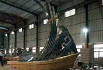 戶外揚帆雕塑 噴漆風(fēng)帆雕塑 抽象遠(yuǎn)航雕塑