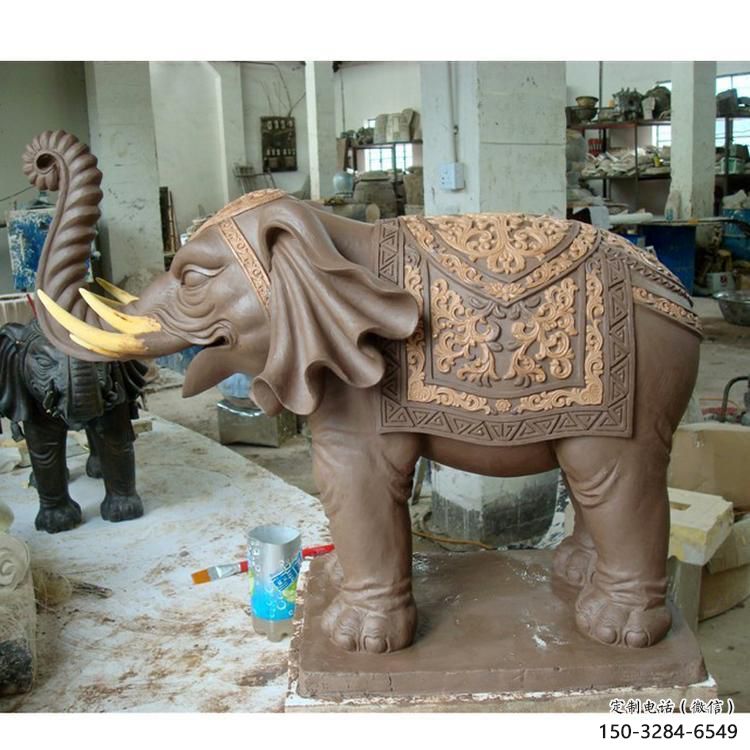 大象雕塑預定，景觀雕塑，戶外銅大象雕塑承接