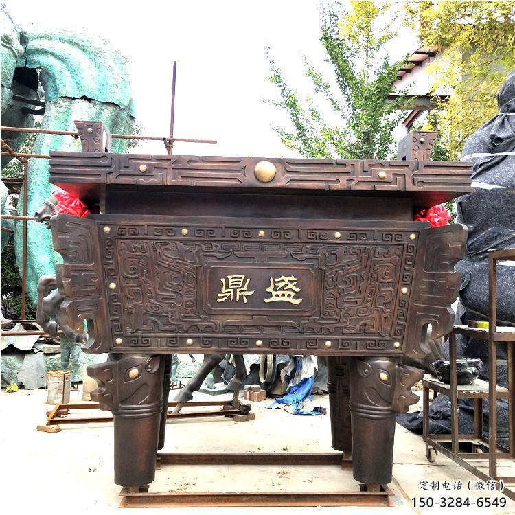 仿古大克鼎雕塑鑄造廠家