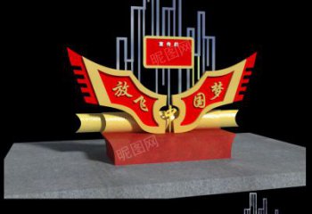 景觀中國夢雕塑廠，紅色黨建主題，宣傳紀念雕塑