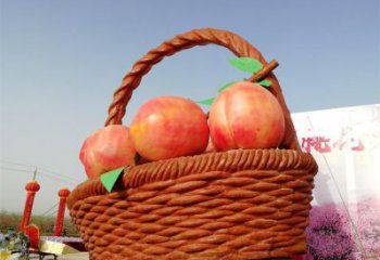 果籃雕塑標準，景觀雕塑，香蕉果籃雕塑提供