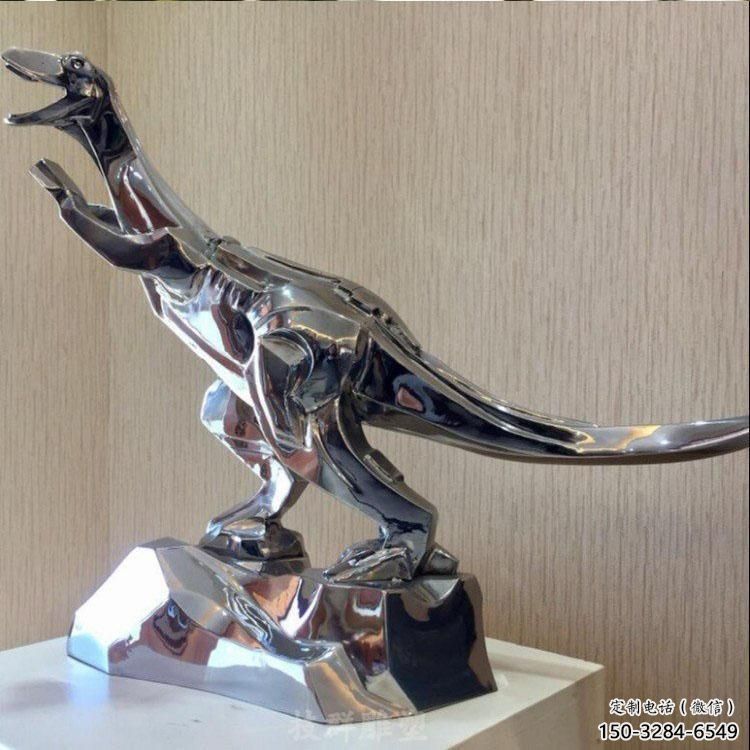 景觀恐龍雕塑通用，街景小品，鏡面恐龍雕塑制造