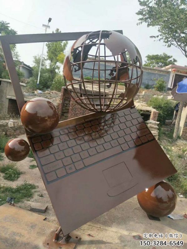 地球儀雕塑精選，陸地擺件，景觀筆記本地球儀雕塑精品