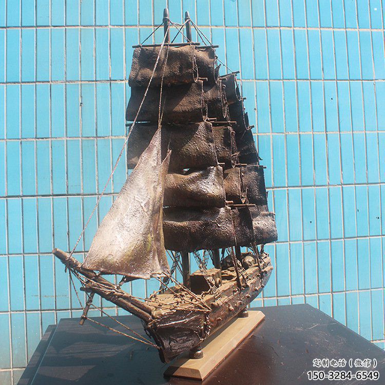揚帆遠航雕塑定做，小區雕塑，不銹鋼揚帆遠航雕塑制造商