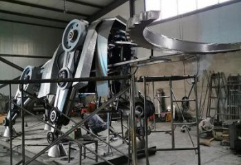 機(jī)甲動(dòng)漫大象雕塑