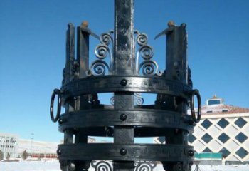 廣場抽象景觀地標雕塑