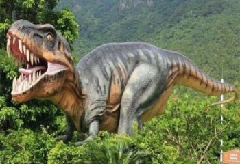 花園恐龍雕塑批發(fā)，標(biāo)識(shí)雕塑，展示玻璃鋼恐龍雕塑