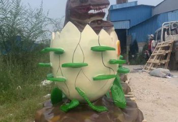 酒店恐龍蛋雕塑