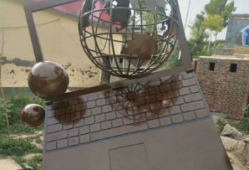 地球儀雕塑標(biāo)準(zhǔn)，廣場雕塑，筆記本地球儀雕塑廠家