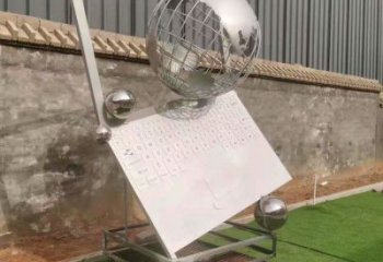 地球儀雕塑工廠，多彩藝術(shù)，景觀筆記本地球儀雕塑制作