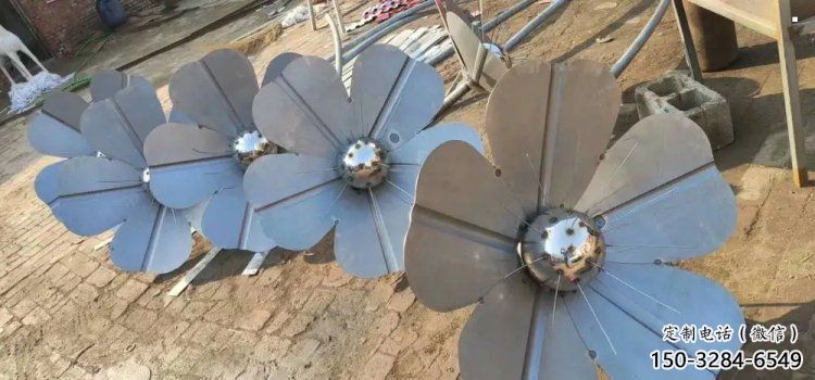 杏花雕塑供應(yīng)，鏡面雕塑，不銹鋼杏花雕塑制造廠家