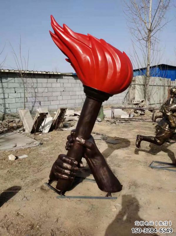 火炬雕塑通用，花園小品，不銹鋼火炬雕塑優(yōu)價(jià)